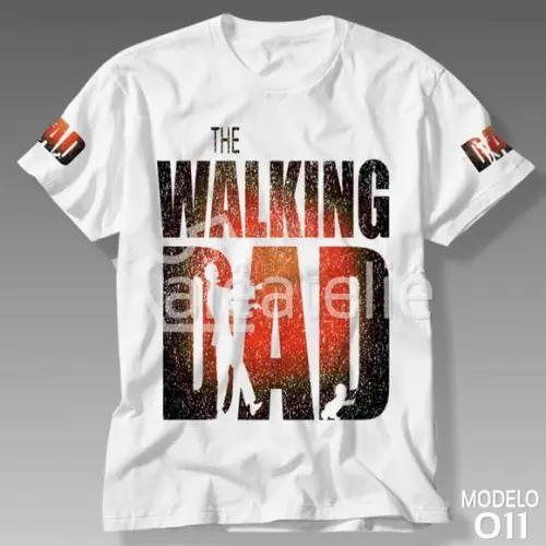 Camiseta Dia Dos Pais The Walking Dad
