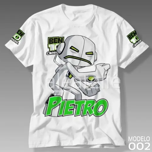 Camiseta Eco Eco Ben 10 Omnitrix Camisa Blusa Personalizada