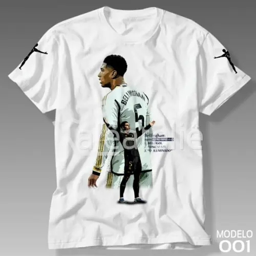 Camiseta Jude Bellingham Jb5 Futebol Infantil Adulto