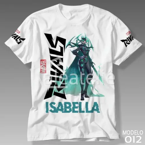 Camiseta Marvel Rivals Hela Infantil Adulto Personalizada
