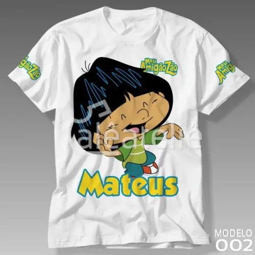 Camiseta Meu Amigãozão Yuri Personalizada