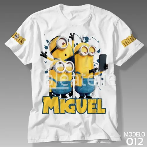 Camiseta Minions Camisa Personalizada
