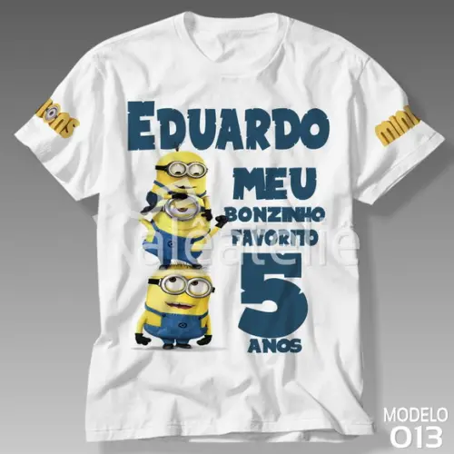 Camiseta Minions Camisa Personalizada