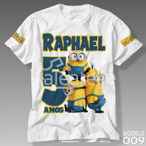 Camiseta Minions Camisa Personalizada