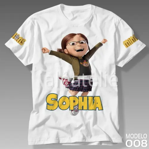 Camiseta Minions Camisa Personalizada