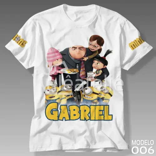 Camiseta Minions Camisa Personalizada