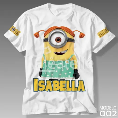Camiseta Minions Camisa Personalizada