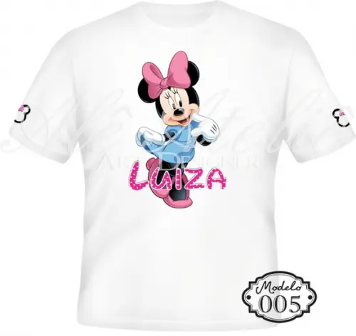 Camiseta Minnie Mouse Personalizada