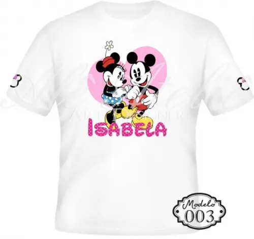 Camiseta Minnie Mouse Personalizada