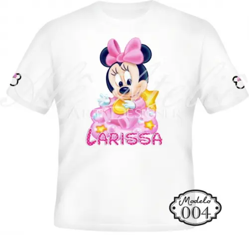Camiseta Minnie Mouse Personalizada