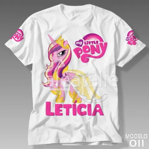 Camiseta My Little Pony Mlp Princesa Cadance Personalizada