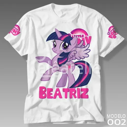 Camiseta My Little Pony Mlp Twilight Sparkle Personalizada