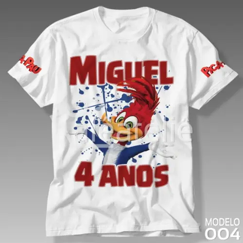 Camiseta Pica Pau o Filme Personalizada