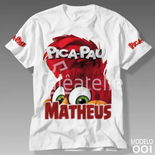Camiseta Pica Pau O Filme Camisa Blusa Personalizada