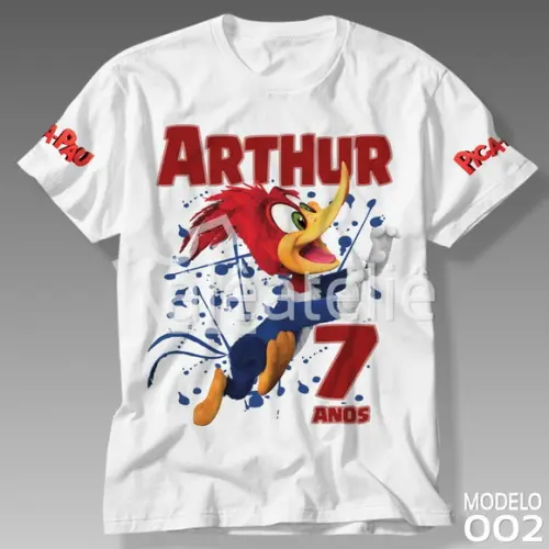 Camiseta Pica Pau O Filme Camisa Blusa Personalizada
