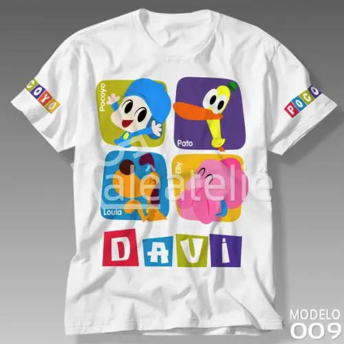 Camiseta Pocoyo Bebe Personalizada