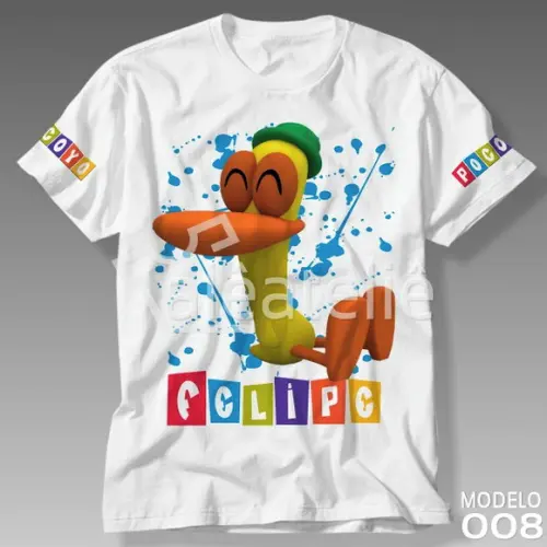 Camiseta Pocoyo Pato Personalizada