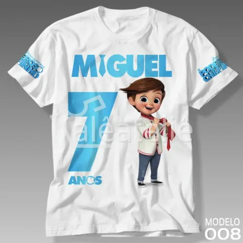 Camiseta Poderoso Chefinho Personalizada com Nome Idade