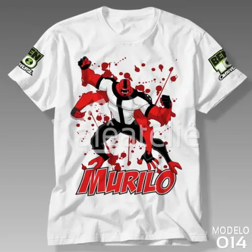 Camiseta Quatro Braços Ben 10 Omnitrix Ben10 Personalizada