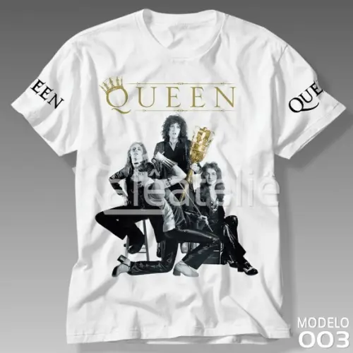 Camiseta Queen Freddy Mercury Bohemian Rhapsody