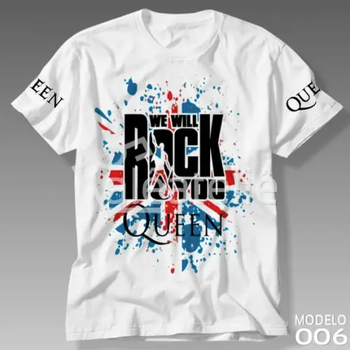 Camiseta Queen We Will Rock You Freddie Mercury