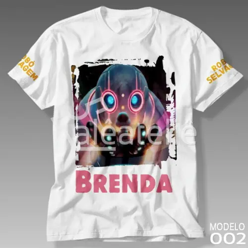 Camiseta Robô Selvagem Filme Festa Infantil Personalizada
