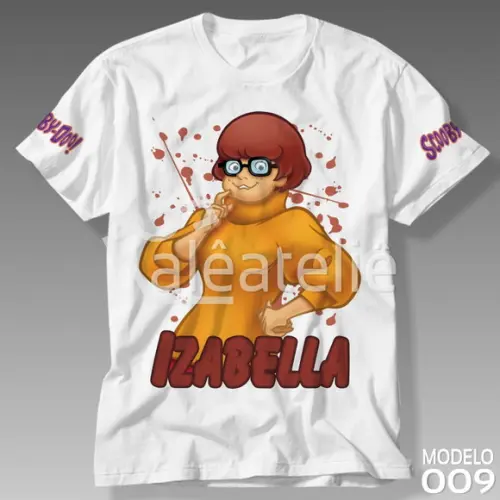 Camiseta Scooby Doo Personalizada Fred Velma Daphne Salsicha