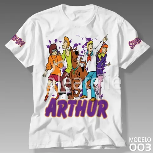 Camiseta Scooby Doo Personalizada Fred Velma Daphne Salsicha