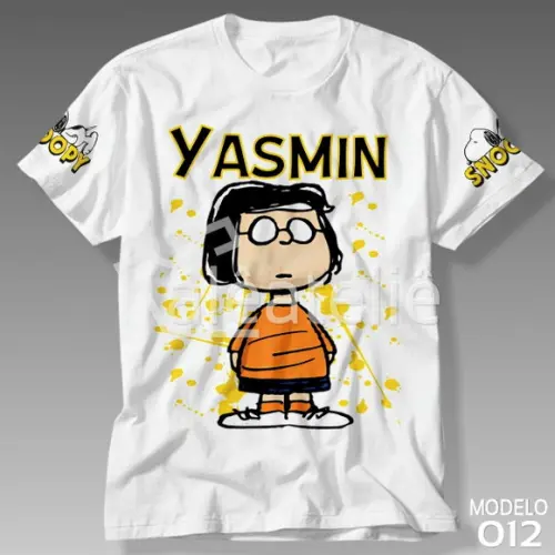 Camiseta Snoopy Marcie T-shirt Unissex Personalizada