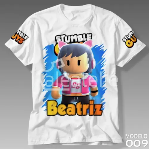 Camiseta Stumble Guys Streamer Sophia Personalizada
