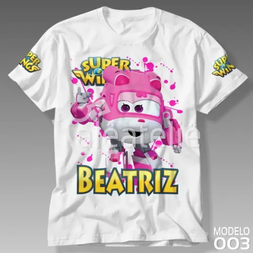 Camiseta Super Wings Dizzy Personalizada