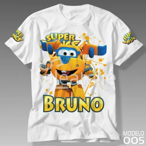 Camiseta Super Wings Donnie Personalizada