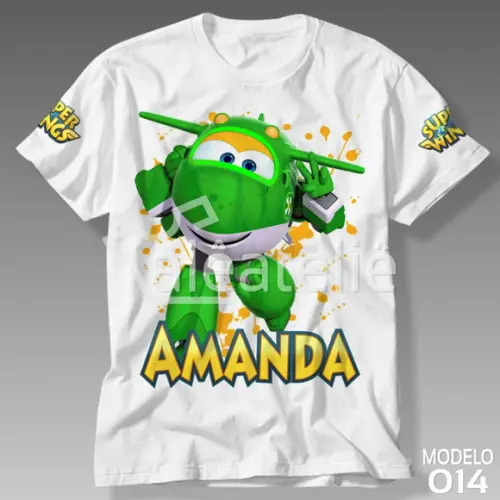 Camiseta Super Wings Mira Personalizada