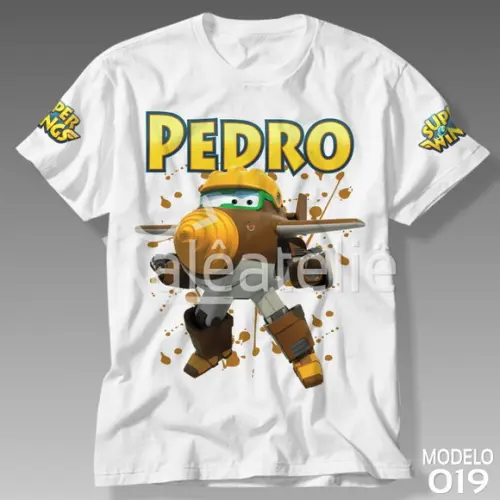 Camiseta Super Wings Todd Personalizada