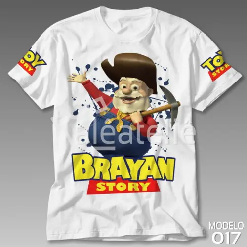 Camiseta Toy Story Mineiro Woody Buzz Jessie Personalizada