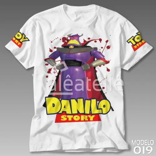 Camiseta Toy Story Zurg Woody Buzz Lightyear Personalizada