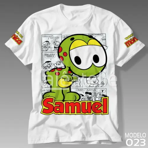 Camiseta Turma da Mônica Horácio Personalizada com Nome