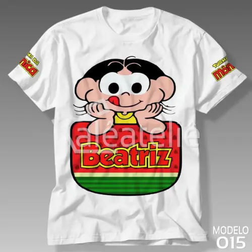 Camiseta Turma da Mônica Magali Personalizada com Nome