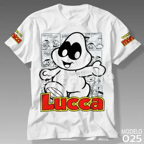 Camiseta Turma da Mônica Penadinho Personalizada com Nome