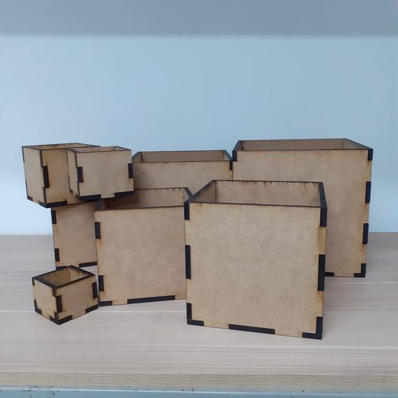 Caixas para Material Geográfico Montessori