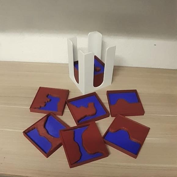 Formas Montessori de Terra e Água