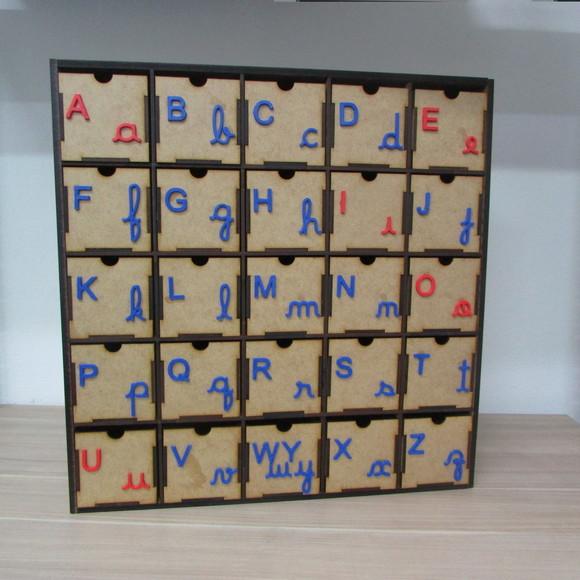 Gaveteiro de Fonemas Montessori