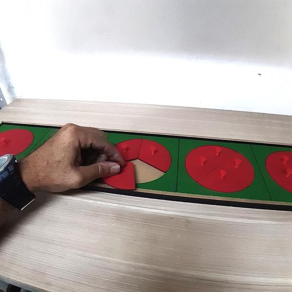 Placas de Encaixe de Frações