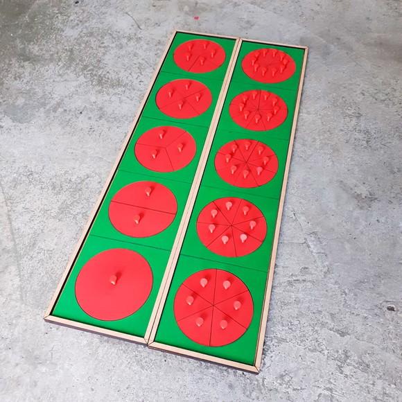 Placas de Encaixe de Frações
