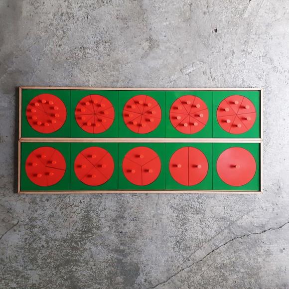 Placas de Encaixe de Frações