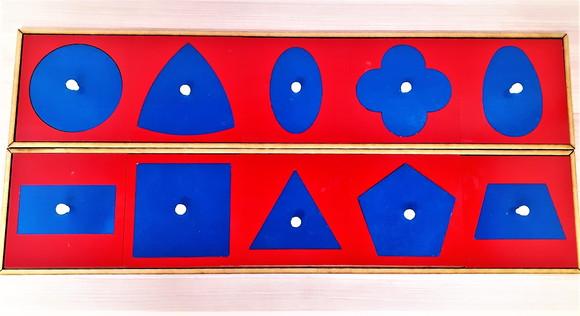 Placas de Encaixes Metálicos em mdf Montessori