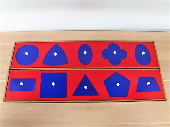 Placas de Encaixes Metálicos em mdf Montessori