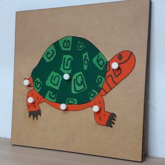 Quebra Cabeças Montessori de Biologia Tartaruga
