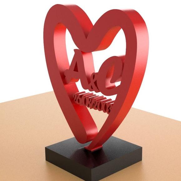 Love Heart Coração Personalizável