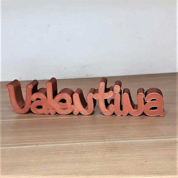 Nome Personalizado em 3d